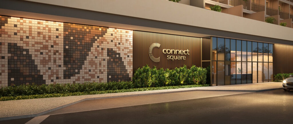 Foto ilustrativa da fachada do mais novo lançamento: Connect Square no Centro do Rj - Rafael Gomes CRECI 87300 (21)99158-8926